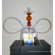 GH064-LT all glass chicha hookah /nargile/water pipe/with led light/sheesha/narguile